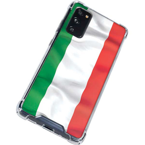 Italy Flag Galaxy S20 FE Clear Case